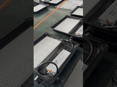 50 Watt LED Güneş Işığı IP65 Tüm Siyah Monocrystalline Silikon Güneş Paneli