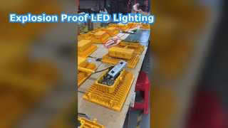Tehlikeli Durumlar için Yüksek Parlaklık IP65 Suya Dayanıklı 150W-600W LED Patlamaya Dayanıklı Aydınlatma