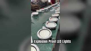 Petrol Sahaları Petrokimya Sondaj Kimya İşletmeleri için IP65 100W LED Patlamaya Dayanıklı Işıklar