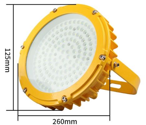 100w Patlamaya Dayanıklı Aydınlatma Armatürleri Led Projektör Tehlikeli Konum Işığı