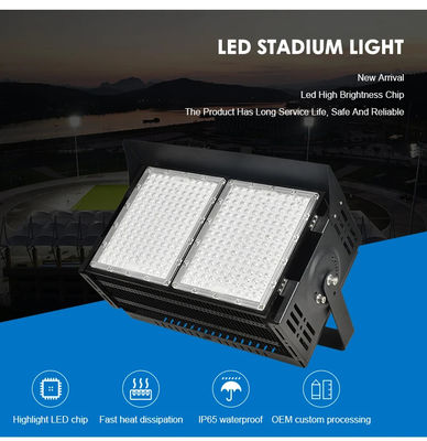 Su Geçirmez IP65 Led Stadyum Aydınlatması Led Spor Sel Işıkları İç Mekan 6500K