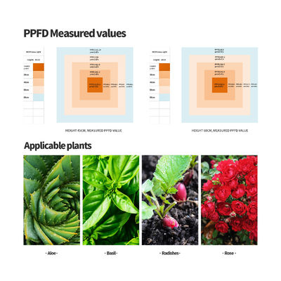 400W Güç Çıkışı Kapalı bitki büyümesi için ayarlanabilir asma yüksekliği ile tam spektrumlu LED büyüme ışığı