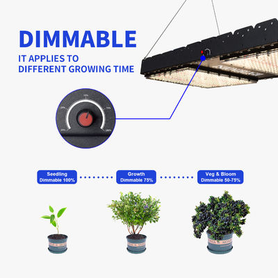 500W tam spektrumlu LED büyüme ışığı, iç mekan bitkileri ve ticari kullanım için E27 tabanlı
