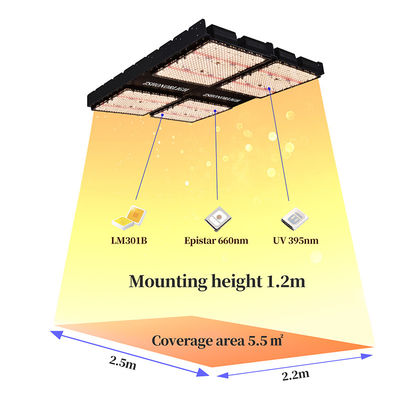 1000W Tam Spektrum Dimmable LED Grow Light for Indoor Plants with Timer Control (Saatlandırıcı kontrolü ile kapalı bitkiler için 1000W Tam Spektrum Dimmable LED Grow Light)