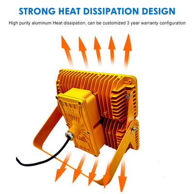 ATEX Rated Patlama Dayanıklı LED Sel Işığı IP65 Koruma SMD2835/3030 LED Çipleri ve AC100-265V Voltajı ile