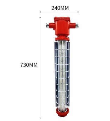 2700K-6500K LED Patlamaya Dayanıklı Doğrusal Işık Korozyona Dayanıklı WF2 Derecesi