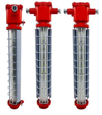 WF2 korozyon direnci ve madencilik için 2700-6500K ayarlanabilir renk sıcaklığı ile 24-36W Patlama Kanıtlı Doğrusal Işık