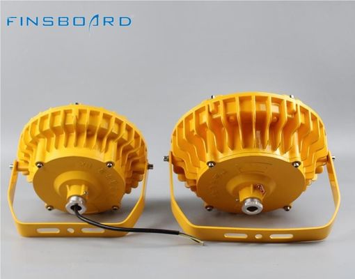 IP66 Su geçirmez Konveks Cam Gölge Patlama Dayanıklı LED Işık Tehlikeli Yerler için 50000H Çalışma Süresi