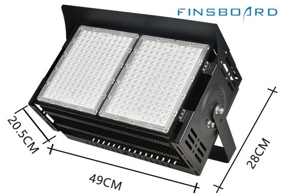 Kısılabilir LED Stadyum Aydınlatması 6500w 45° Lens Açısı