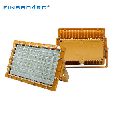 Özelleştirilmiş ATEX Onaylı LED Patlama Kanıtlı Işıklandırma Yüksek Saflık Alüminyum Isı Çöklendirmesi ve 100-110lm / w Işık Verimliliği