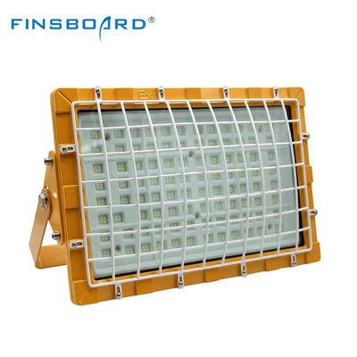 Özelleştirilmiş ATEX Onaylı LED Patlama Kanıtlı Işıklandırma Yüksek Saflık Alüminyum Isı Çöklendirmesi ve 100-110lm / w Işık Verimliliği