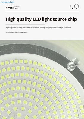 Enerji Verimli LED Endüstriyel Yüksek Tavan Aydınlatma Kule Vinç Işıkları 2700-6500K