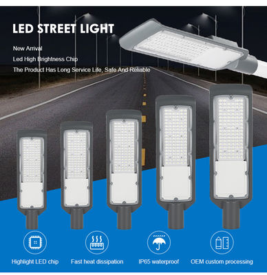 3000-6500K IP65 Su geçirmez 50 - 200w LED Sokak Işığı Ölçme Alüminyum