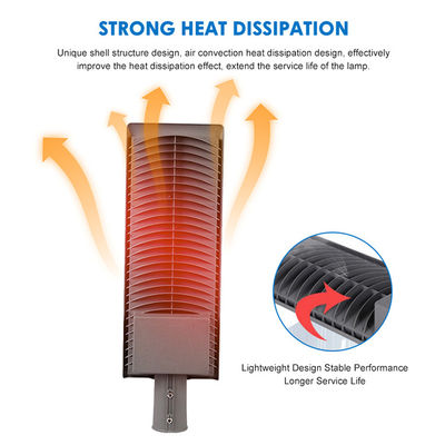 Otoyollar için 120lm/W Verimlilik ve AC85-265V Geniş Voltajlı Su Geçirmez IP66 LED Sokak Lambası