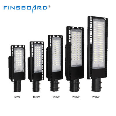 50w-250w Enerji Verimli Ledli Sokak Lambası Su Geçirmez Dış Mekan 3000K - 6500K