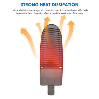 IP66 Su geçirmez LED Sokak Işığı, Dış Yol Işığı için 3000-6500K Renk Sıcaklığı ve Yüksek Lumen Çıktısı