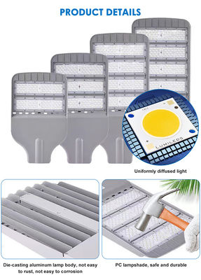 3000K/4000K/6000K OEM ODM IP65 Su Geçirmez LED Sokak Lambaları Güvenli ve Güvenilir