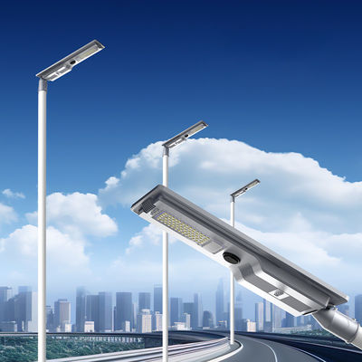 İyi Kalite Ip65 Su geçirmez Dış Yol Işığı Smd Ölçme Alüminyum 400w 600w All in One Led Güneş Sokak Işığı