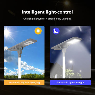 Dış Yol Işığı Ip66 Su geçirmez Sokak Işığı 400w 600w 800w 1000w 1200w Entegre Hepsi Bir Led Güneş Sokak Işığı