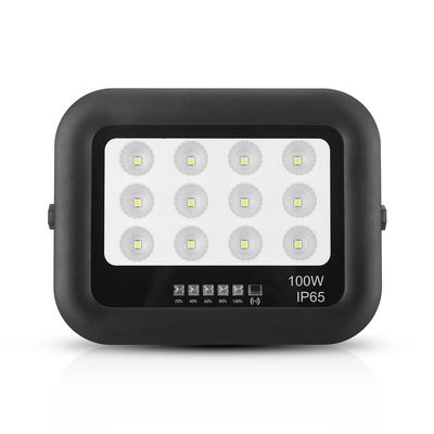 Dış Bahçe Ip65 ABS Tempered Glass Solar Lamp Floodlight 100w Led Solar Flood Light
