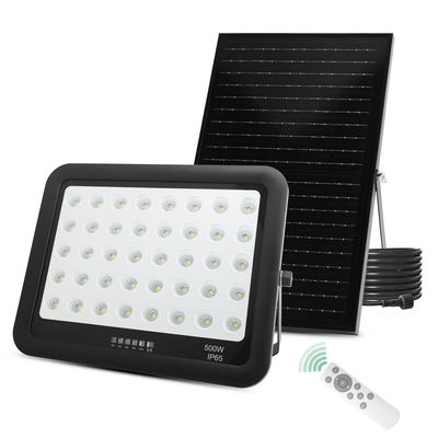 Siyah ABS Güneş Enerjili Lamba Uzaktan Kumandalı 50w 100w 200w 300w 400w 500w Led Projektör