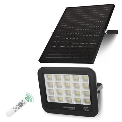 Ip65 ABS Tempered Glass Solar Lamp Floodlight 100w 200w 300w 400w 500w Led Solar Flood Light