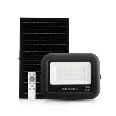 Yüksek Lumen Dış Güneş Bahçesi Işığı Ip65 Kontrol Alüminyum Güneş LED Sel Işığı