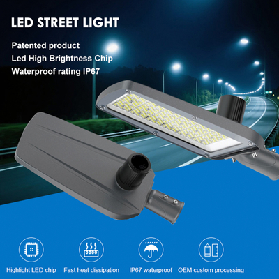 Alüminyum Yolu Bahçe LED Sokak Işığı IP66 Su geçirmez Enerji tasarrufu