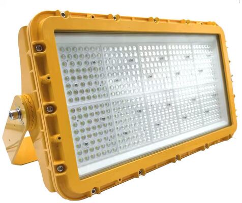 300W patlama geçirmez LED sel ışığı ATEX Bölge 2 Tehlikeli Bölge IP65 Ucuz maliyetli 36000lm IP65 Ölçme Alüminyum ADC12