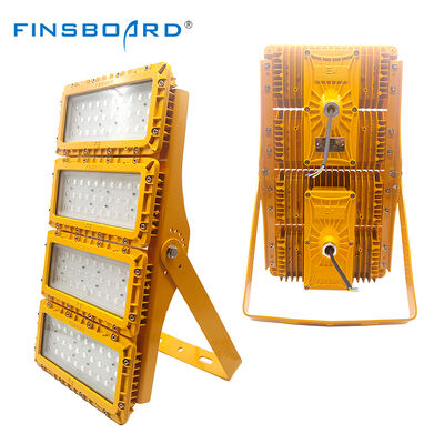 600W LED Patlama Kanıtlı Fırtına Işığı DC Güneş Düşük Voltajlı Şebeke Dışı Uzaktan Kuyu Başlığı Boru hattı IP66 Ölçme Alüminyum ADC12