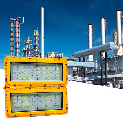 300W LED Patlama Karşıtı Sel Işığı 30° Tavan Noktası Yüksek Körfez Gri Dönüşümü ATEX IIB T6 IP65 RFEPL8280 Işıklandırma