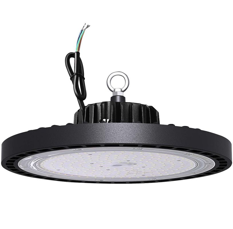 Özel UFO Yüksek Tavan Lambası 100W 150W 200W IP65 Su Geçirmez, Depo ve Fabrika için SMD 3030 LED ile