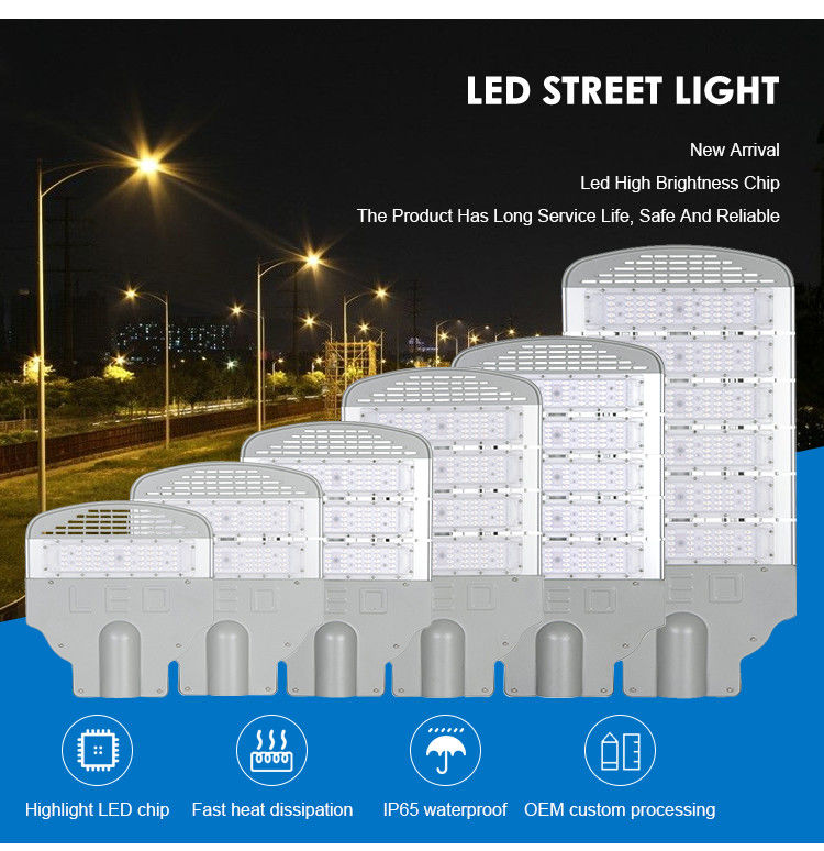 Ip65 Dış Mekan Su Geçirmez Led Sokak Lambası Otoyol veya Otopark İçin Özel