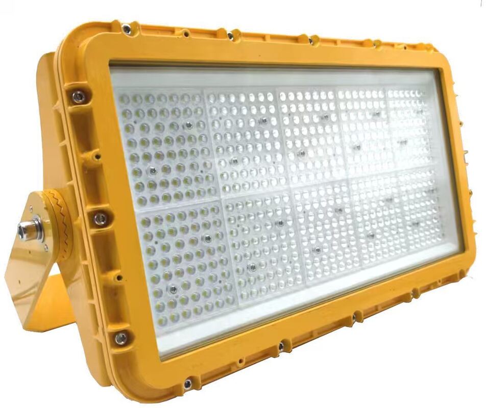 300W patlama geçirmez LED sel ışığı ATEX Bölge 2 Tehlikeli Bölge IP65 Ucuz maliyetli 36000lm IP65 Ölçme Alüminyum ADC12