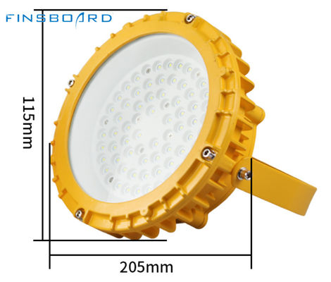 WF2 IP66 Su geçirmez Konveks Cam Gölge Patlama Dayanıklı LED Işık