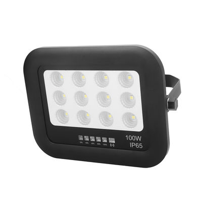 Dış Bahçe Ip65 ABS Tempered Glass Solar Lamp Floodlight 100w Led Solar Flood Light