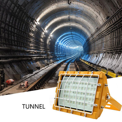 Tehlikeli Konum Aydınlatması Patlamaya Dayanıklı LED Projektör Maden Sarısı Gri