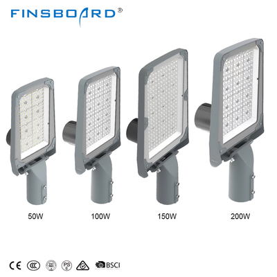 Ip67 Die-Cast Alüminyum 50w 100w 150w 200w Işık Kontrolü Entegre LED Sokak Işığı